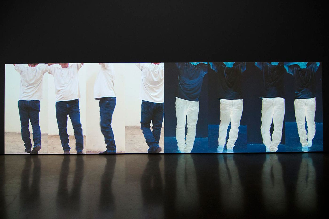 Installation view, 'Contrapposto Studies, i through vii' at Sperone Westwater (all images courtesy Sperone Westwater)