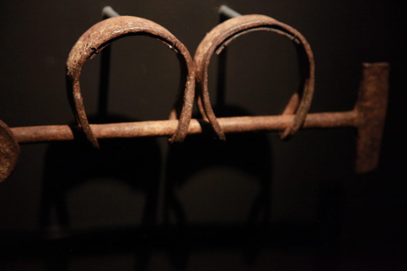 Part of the historical displays in the the National Museum of African American History and Culture