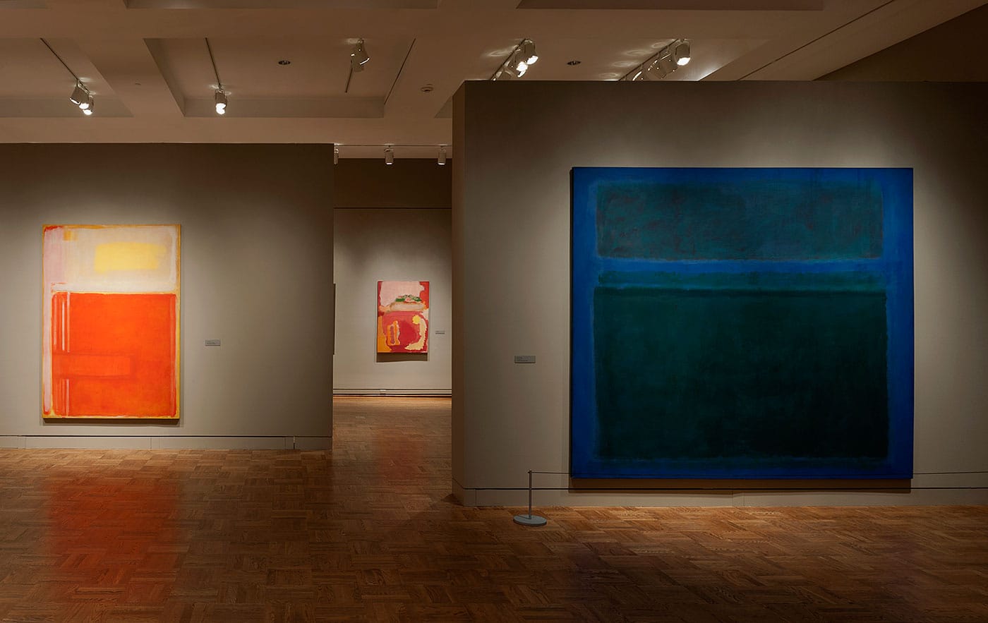 The 2012 Mark Rothko retrospective at the Portland Art Museum (image courtesty the Portland Art Museum)