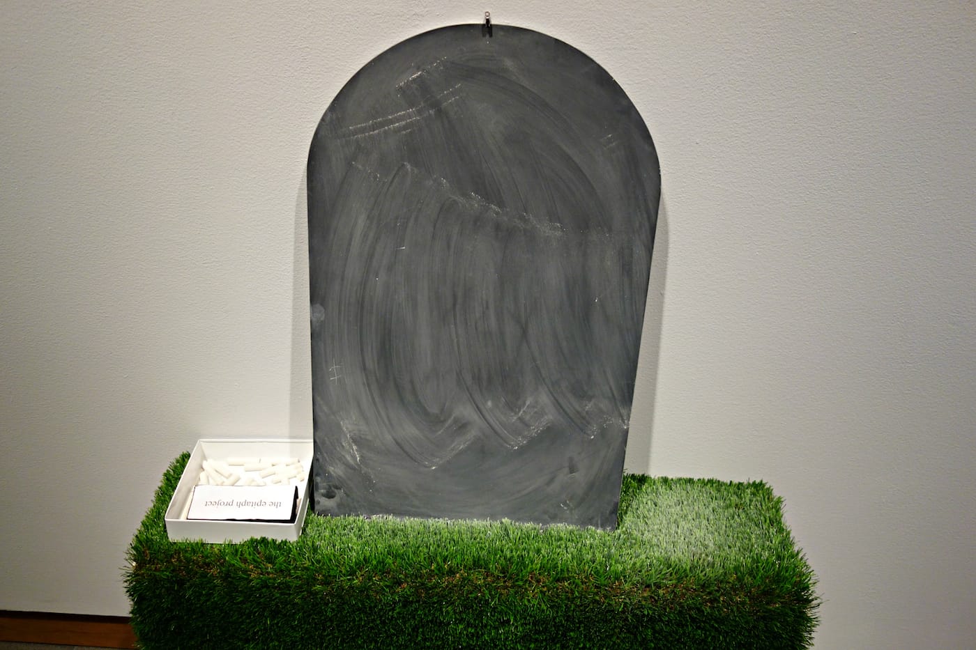 Installation view of 'Securing the Shadow: Posthumous Portraiture in America' at the American Folk Art Museum (photo by the author for Hyperallergic)