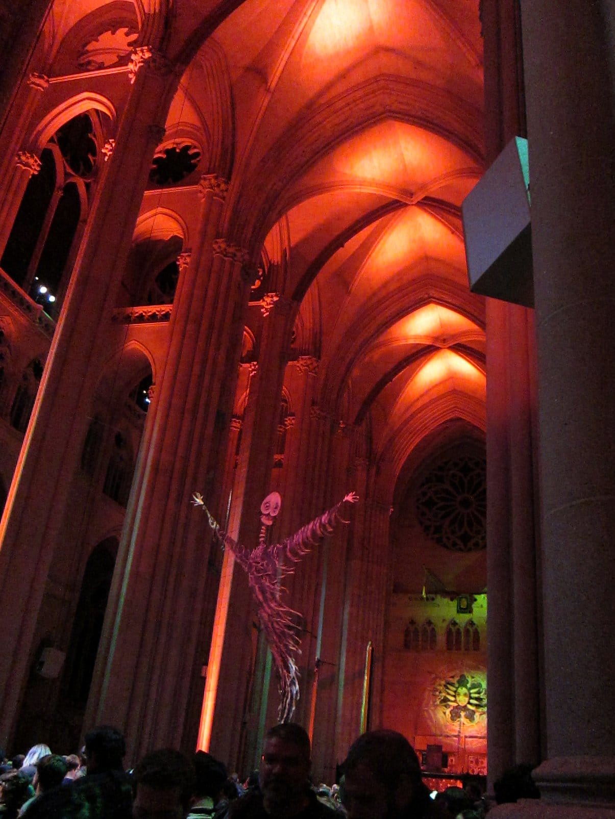 The Procession of the Ghouls at Saint John the Divine (photo by the author for Hyperallergic)