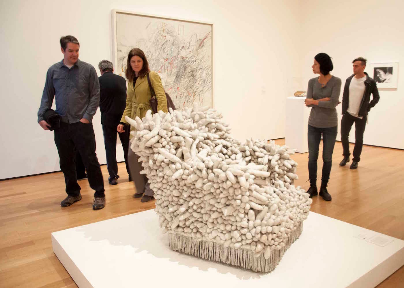 Yayoi Kusama's "Accumulation No. 1" (1962) during Quiet Mornings