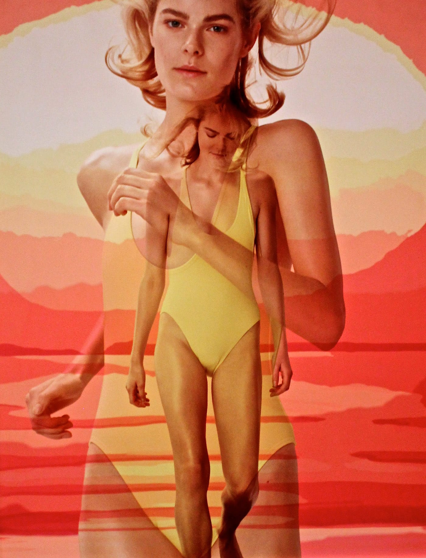 Roe Ethridge, Double Jess Gold, 2015. Detail view.