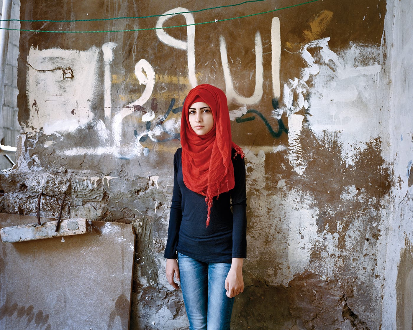 Rania Matar, "Samira 15, Bourj El Barajneh Refugee Camp, Beirut Lebanon" (2011) (all images courtesy the artist and C. Grimaldis Gallery)