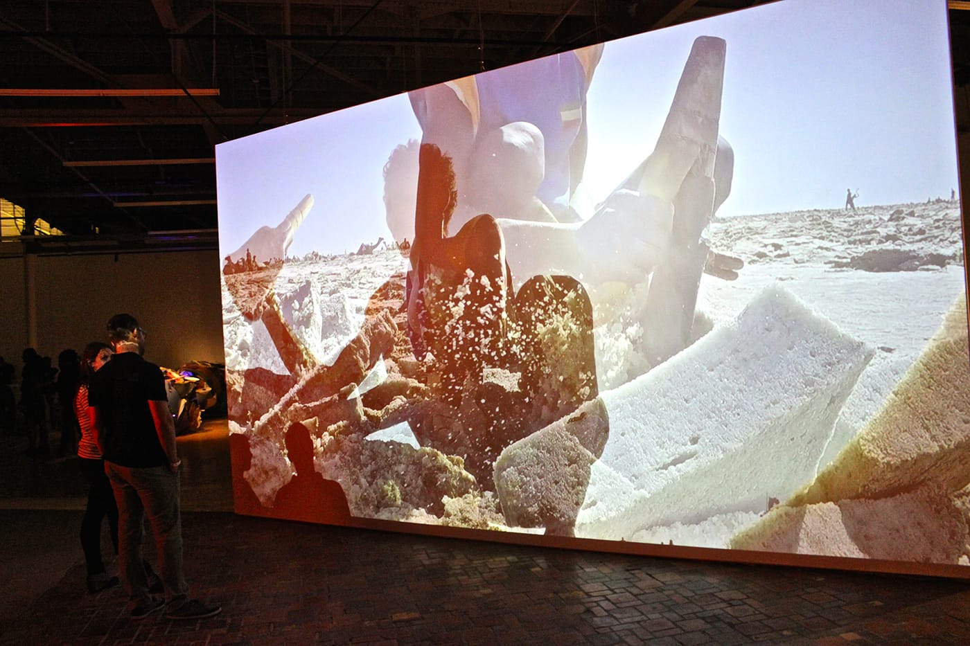 Still frame capture, from the Shuffle, Shake, Shatter three-part film/video suite.