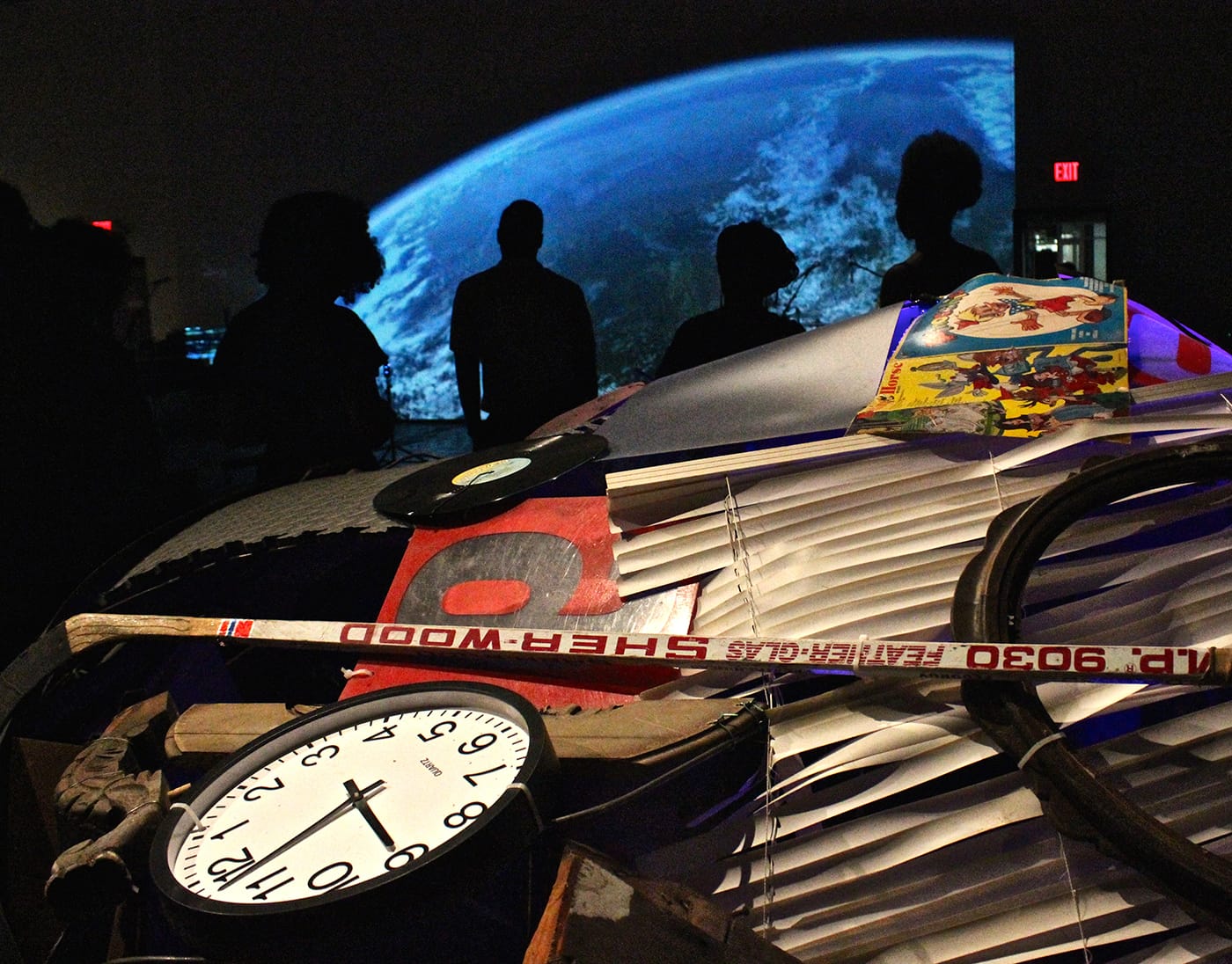 Sleeping Giant, detail view (foreground); Moon Medicin pre-preformance video.