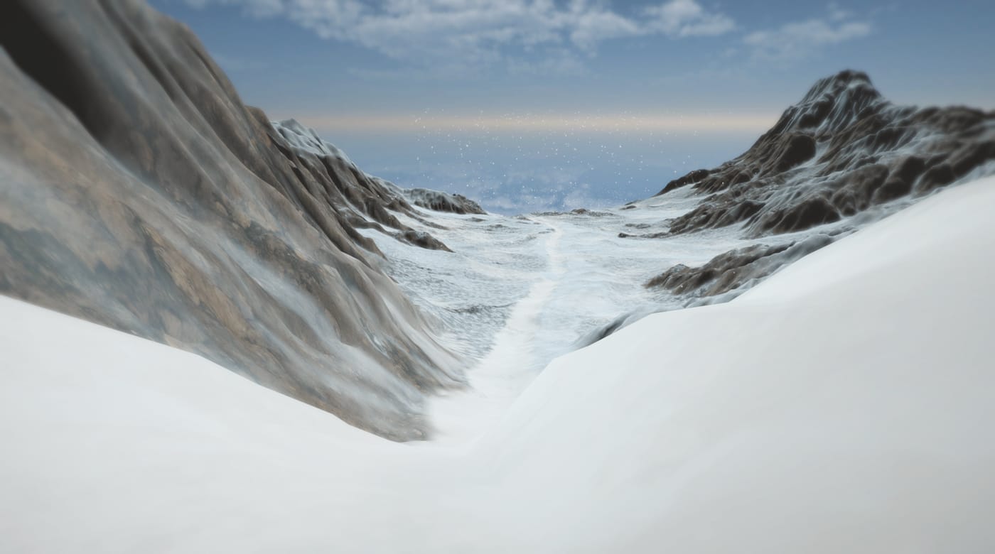 Shezad Dawood, "Kalimpong" (still, 2016), VR environment, duration variable