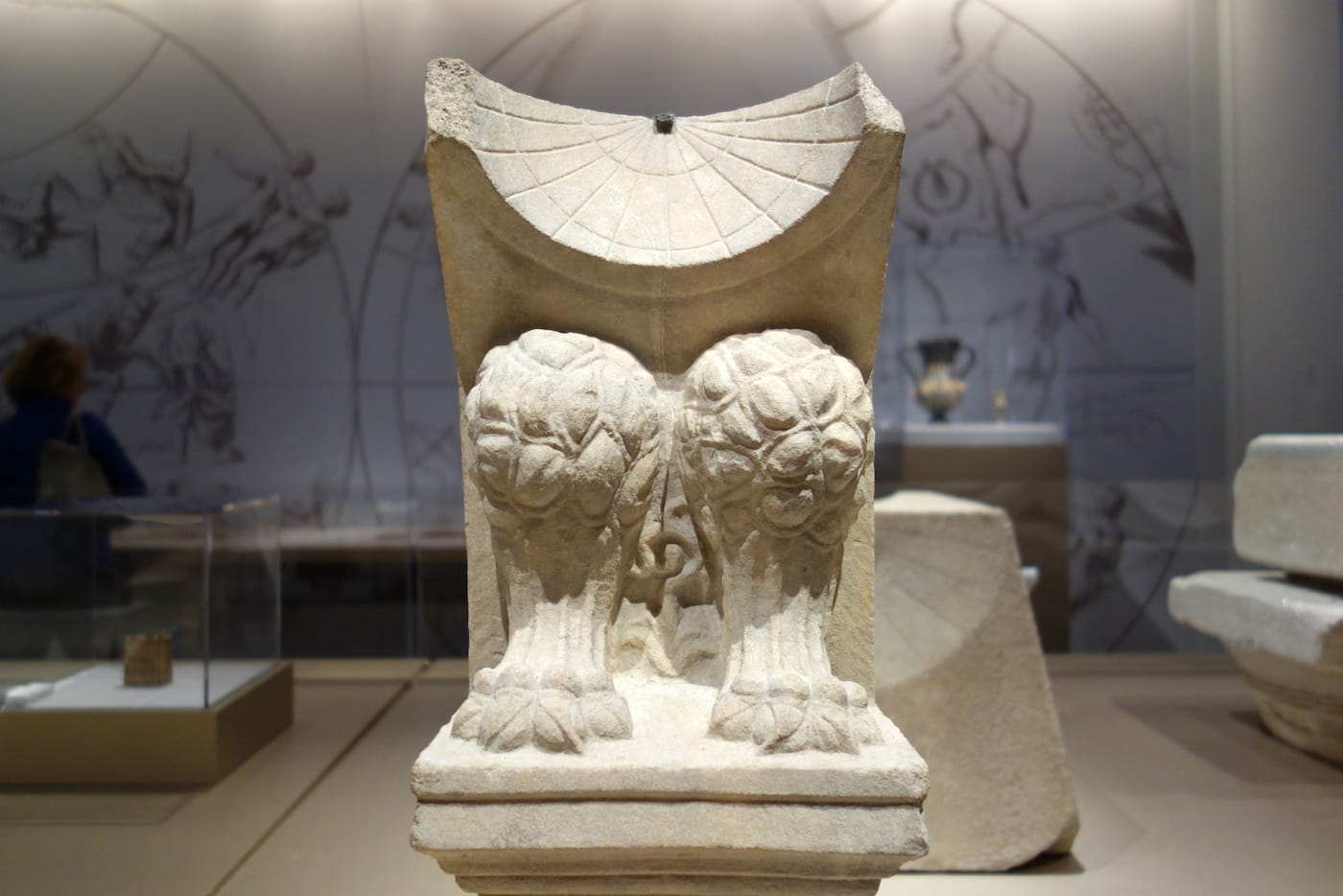 Installation view of 'Time and Cosmos in Greco-Roman Antiquity' at the Institute for the Study of the Ancient World (photo by the author for Hyperallergic)