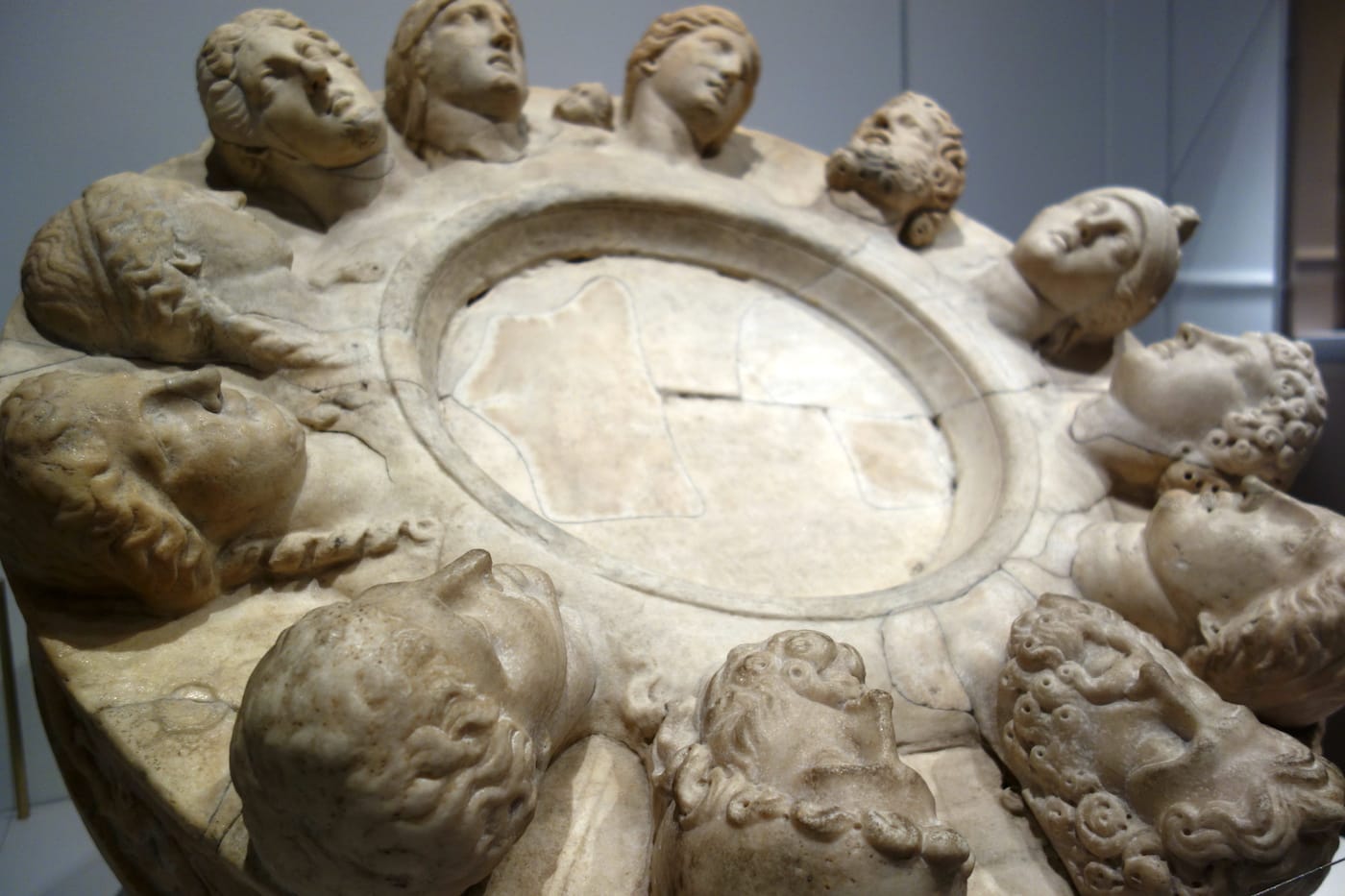 Installation view of 'Time and Cosmos in Greco-Roman Antiquity' at the Institute for the Study of the Ancient World (photo by the author for Hyperallergic)
