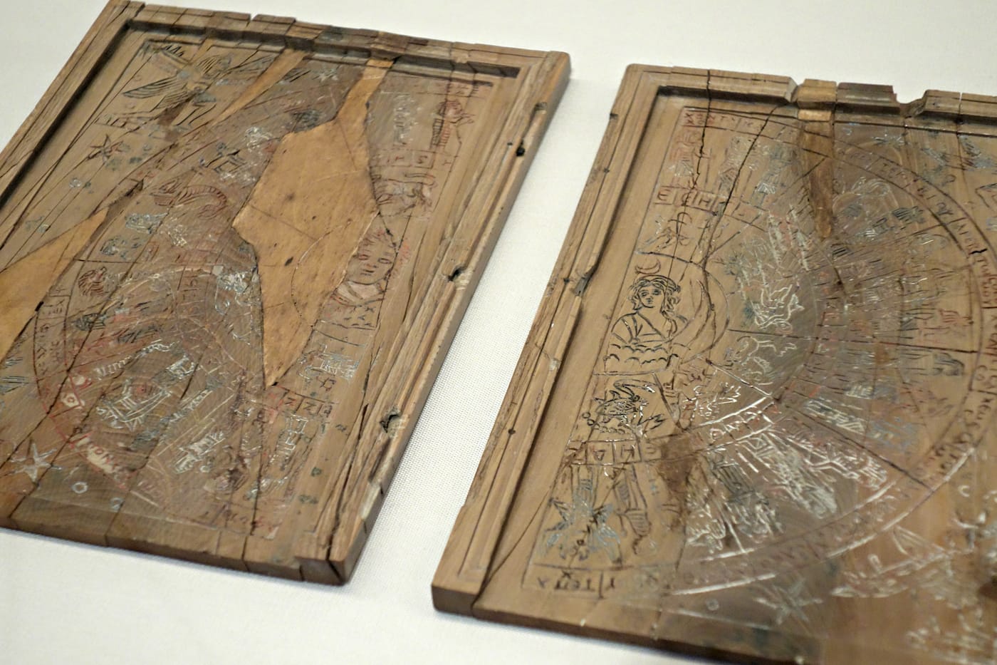 Installation view of 'Time and Cosmos in Greco-Roman Antiquity' at the Institute for the Study of the Ancient World (photo by the author for Hyperallergic)