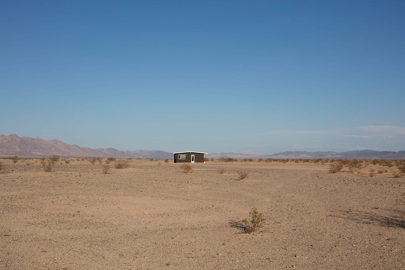 Andrea Zittel, Experimental Living Cabins, Wonder Valley, CA (© Andrea Zittel, courtesy Andrea Rosen Gallery, New York) (click to enlarge)