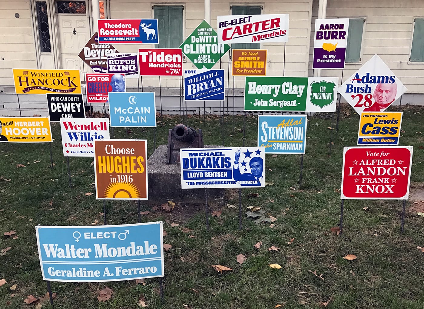 A view of the display.