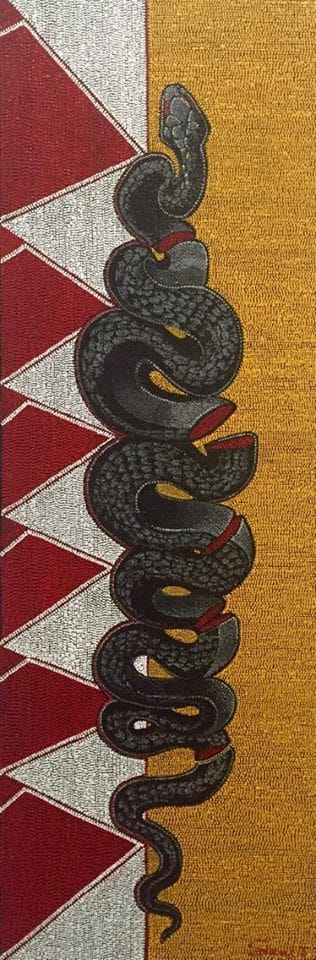 "Black Snake", 2016 Starr Hardridge (Muscogee Creek) image courtesy of the artist.