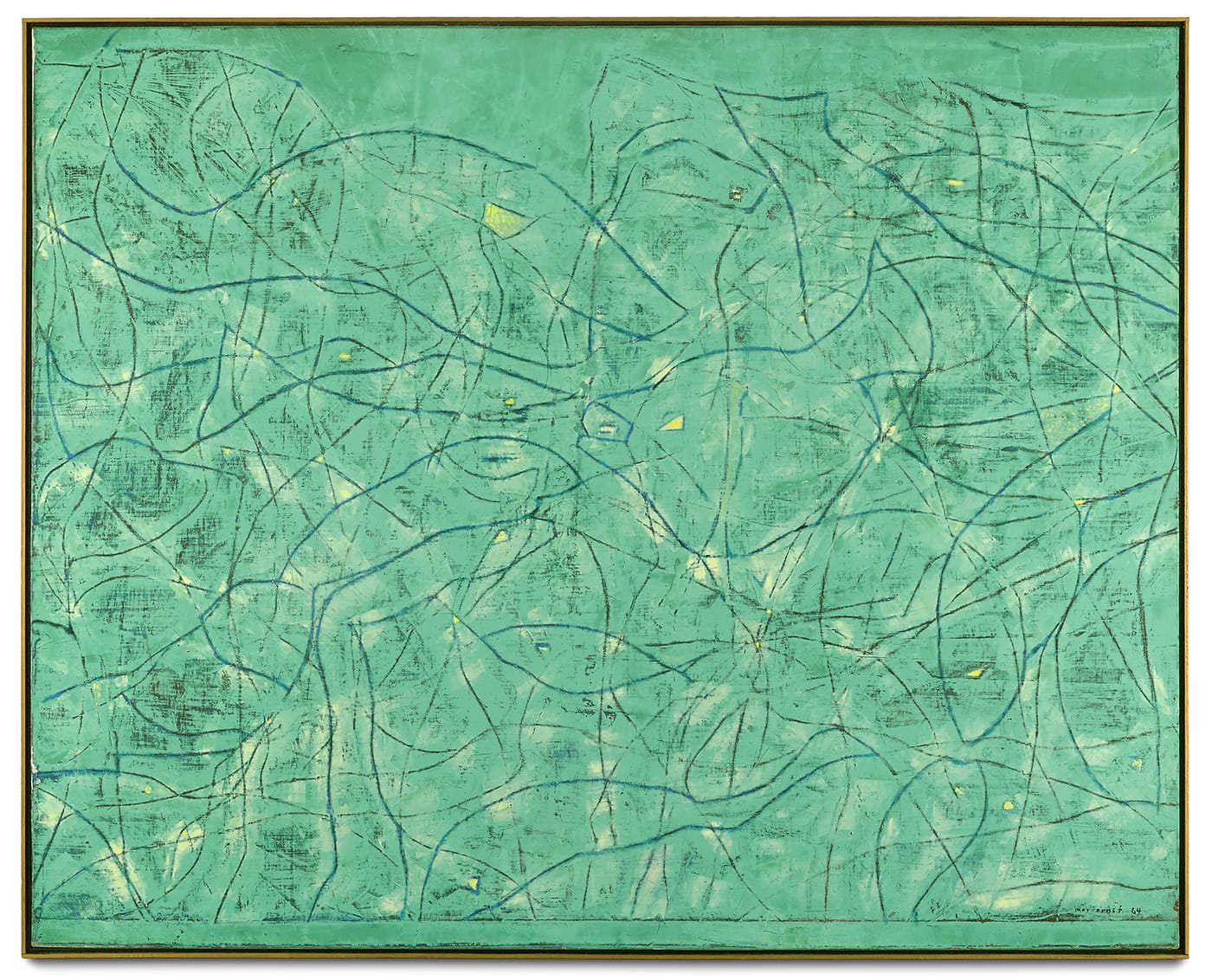 Max Ernst "Tremblement de terre printanier" (1964), 51 1/8 x 63 3/4 in (130 x 162 cm) US$ 600,000–1,000,000 (all images courtesy Bonhams)