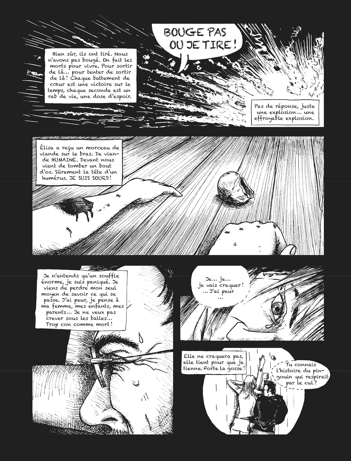 A spread from Fred Dewilde's <em>Mon Bataclan</em>