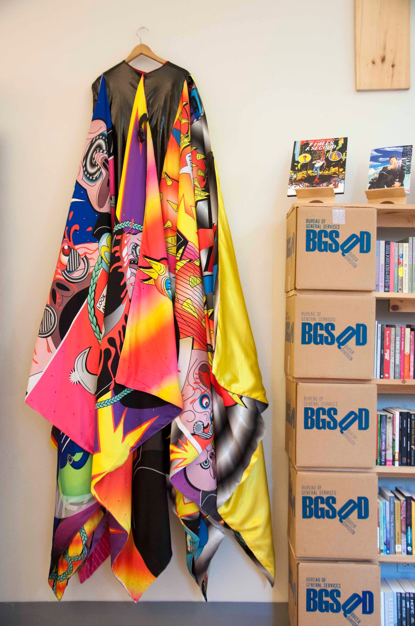 BCALLA (Brad Callahan), "X, Y, and Z Fight the Homogeny" dress