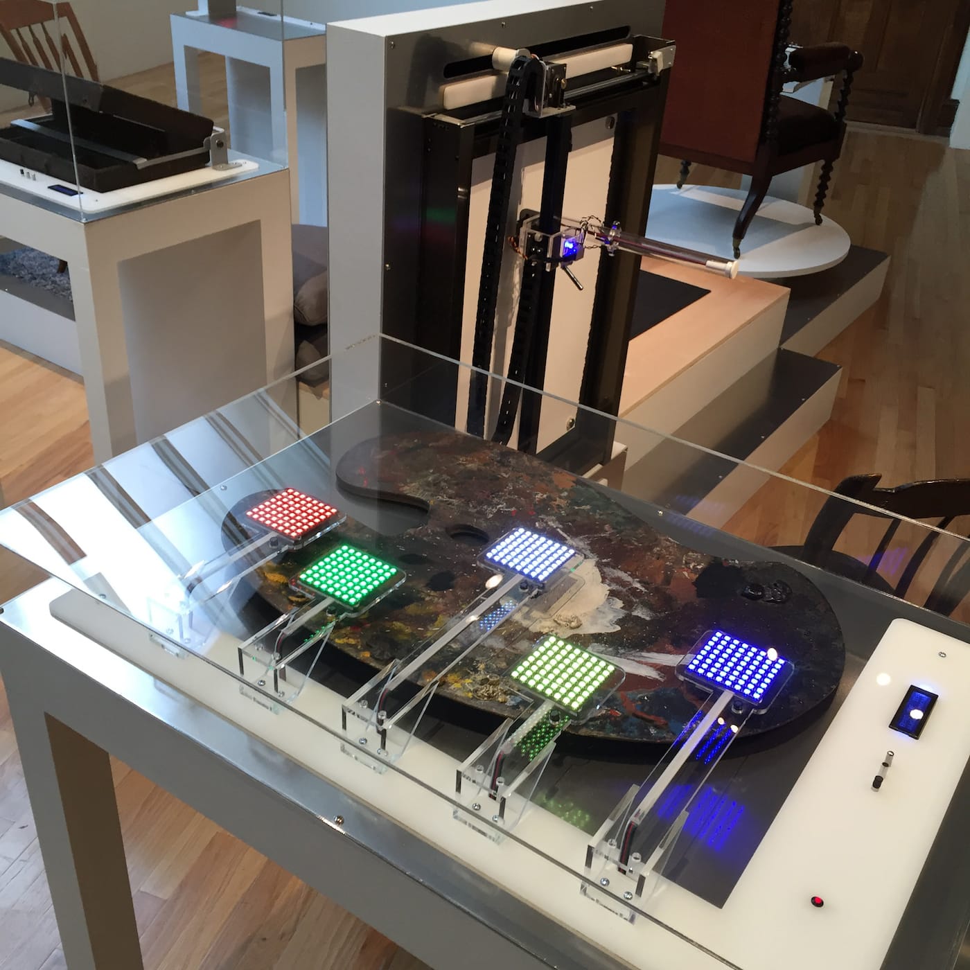 Installation view of 'Fernando Orellana: His Study of Life' (courtesy PAFA)