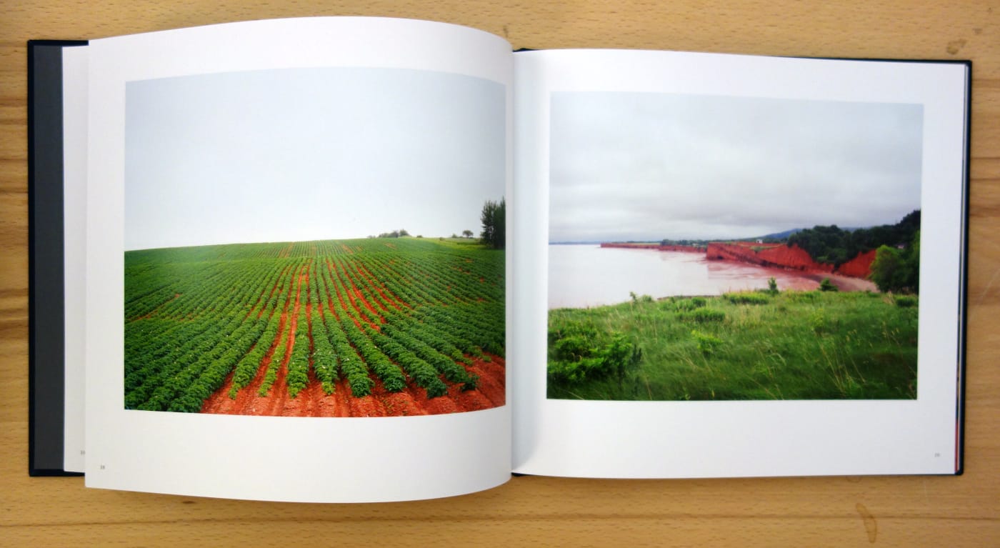 Pages from Evangeline: A Tale of Modern Acadia (photo of the book for Hyperallergic)
