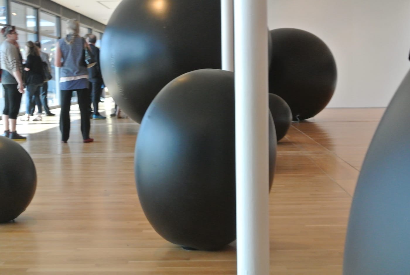 Fiona Banner, "Buoys Boys" (2016), installation view (all images by the author for Hyperallergic)