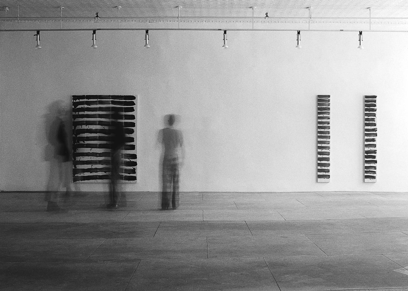 Installation view of the 1975 show at Susan Caldwell Gallery (phogo by Lisa Kahane)