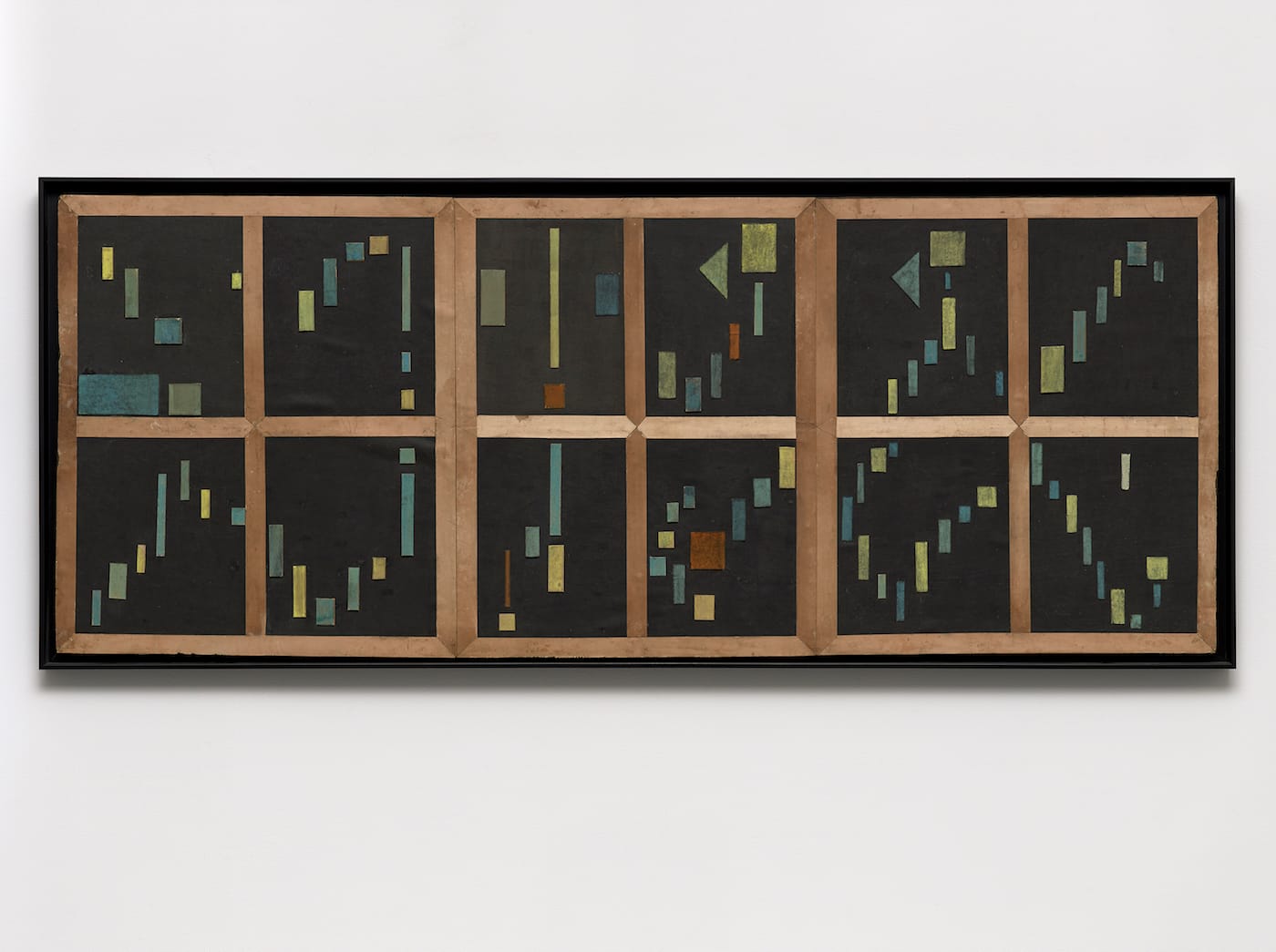 Loló Soldevilla, "Untitled" (1957), mMixed media on wood, 19 3/4 x 50 in (courtesy David Zwirner, New York/London&nbsp;and TRESART)