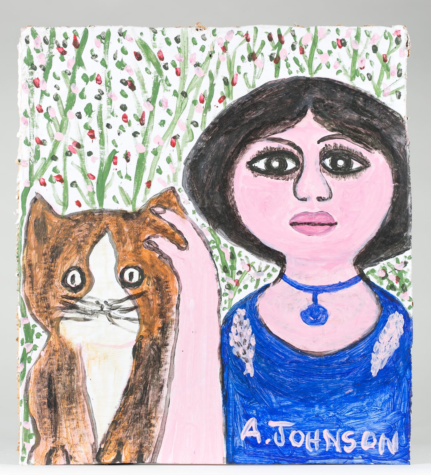 Anderson Johnson, "Woman and Cat"