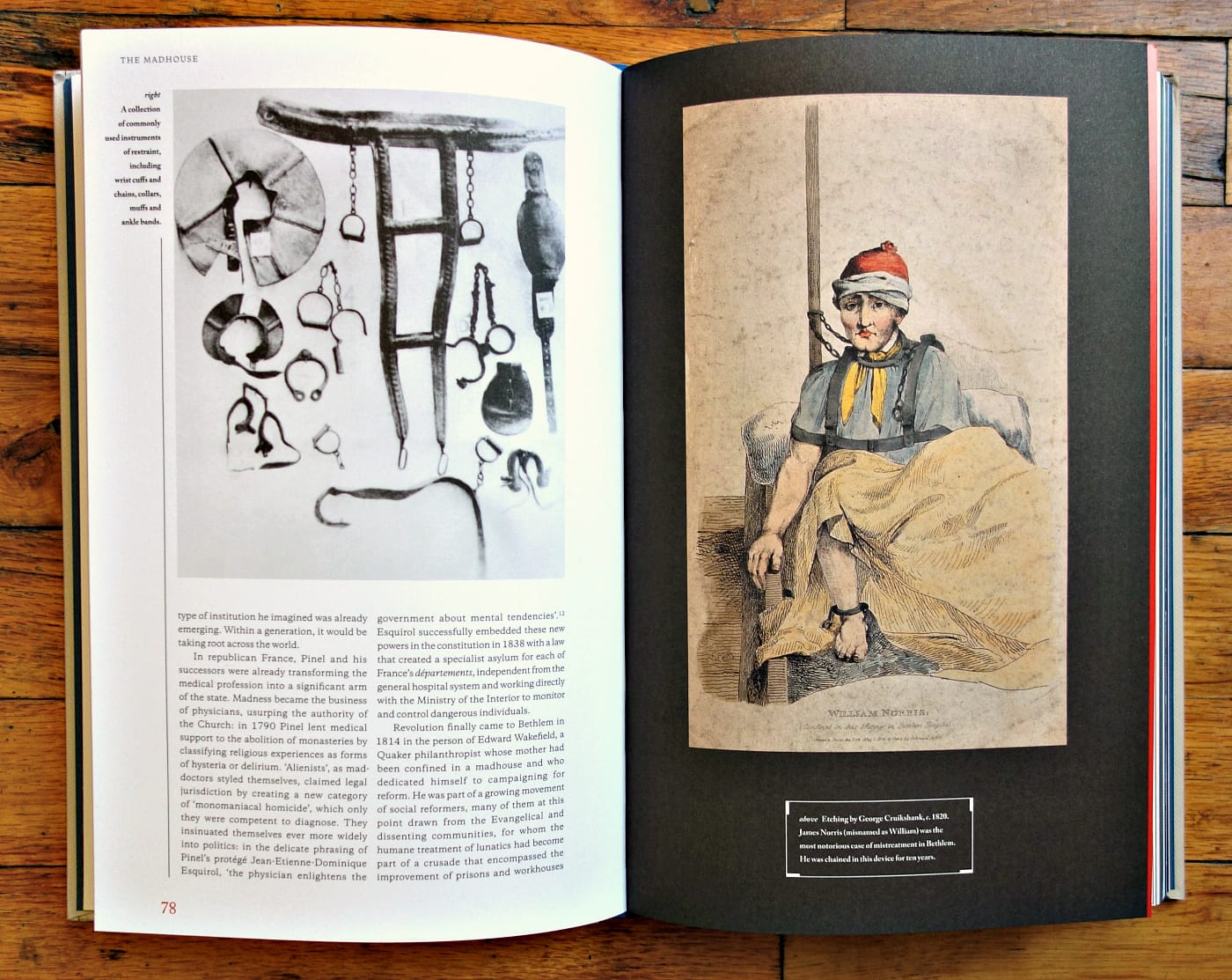 Pages from This Way Madness Lies (photo of the book for Hyperallergic)