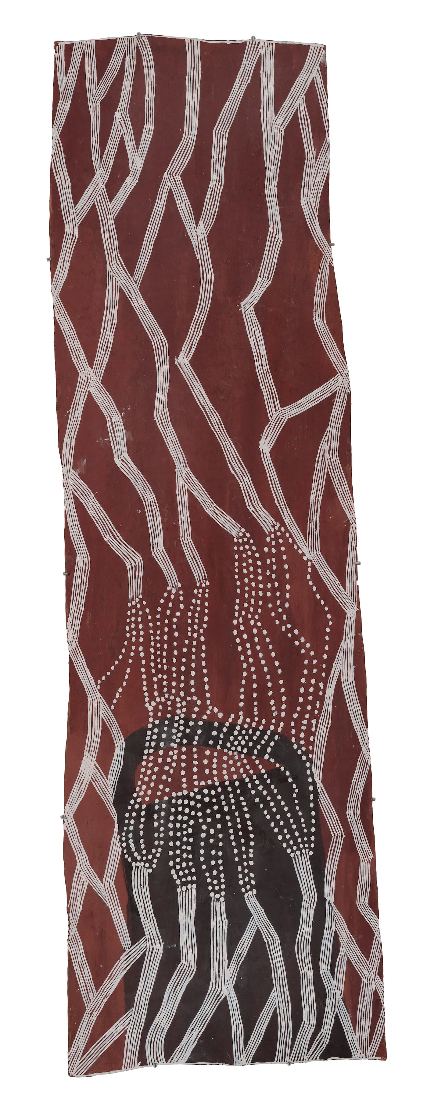 Nongggirrnga Marawili, "Lightning and the Rock (2014)