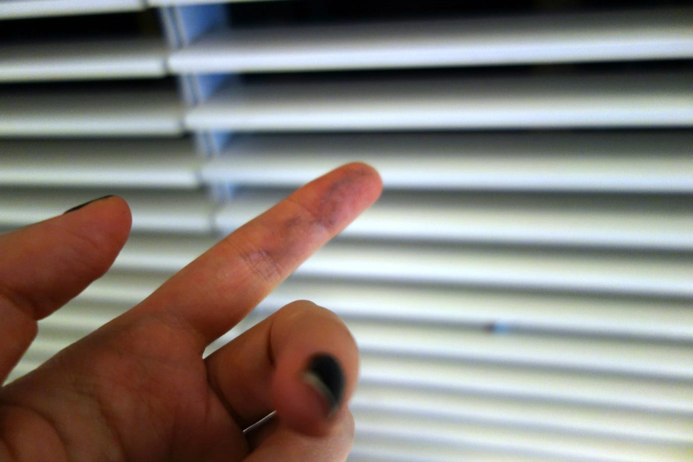 Dust Gathering (photo by the author for Hyperallergic)