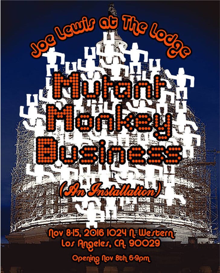 Joe Lewis: Mutant Monkey Business (via thelodge.la)