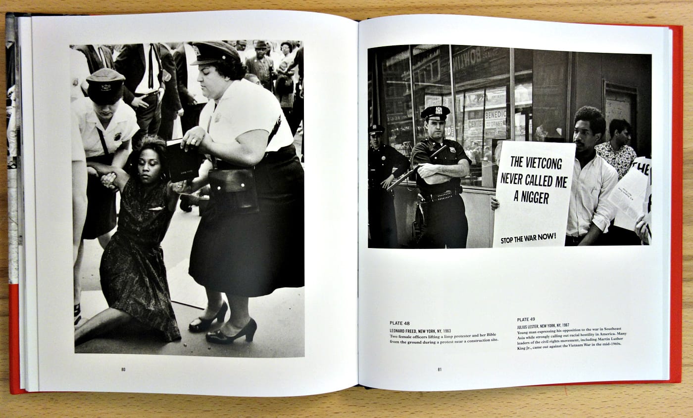 Pages from North of Dixie: Civil Rights Photography Beyond the South (photo of the book for Hyperallergic)