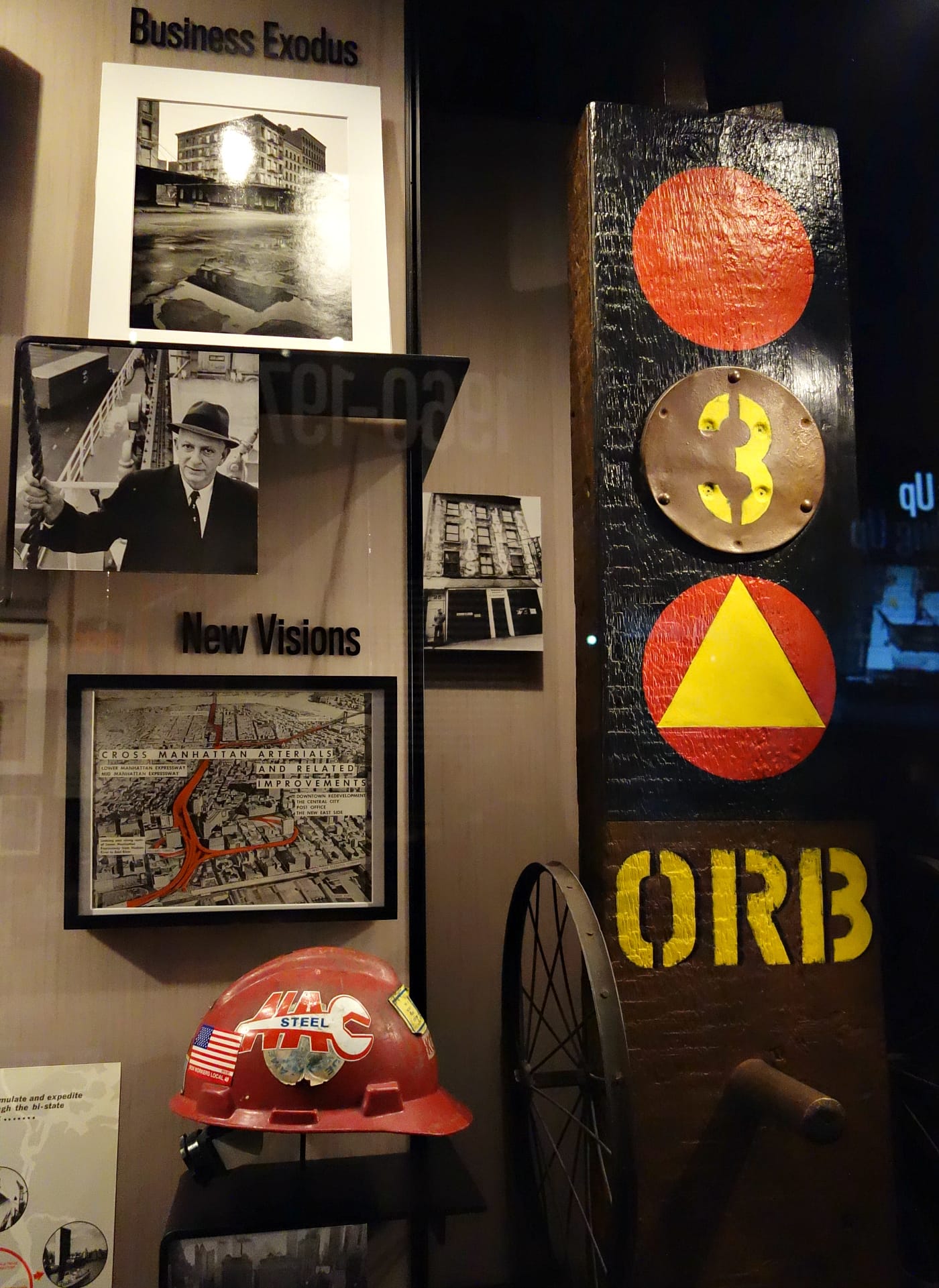 Installation view of New York at Its Core at the Museum of the City of New York (photo by the author for Hyperallergic)