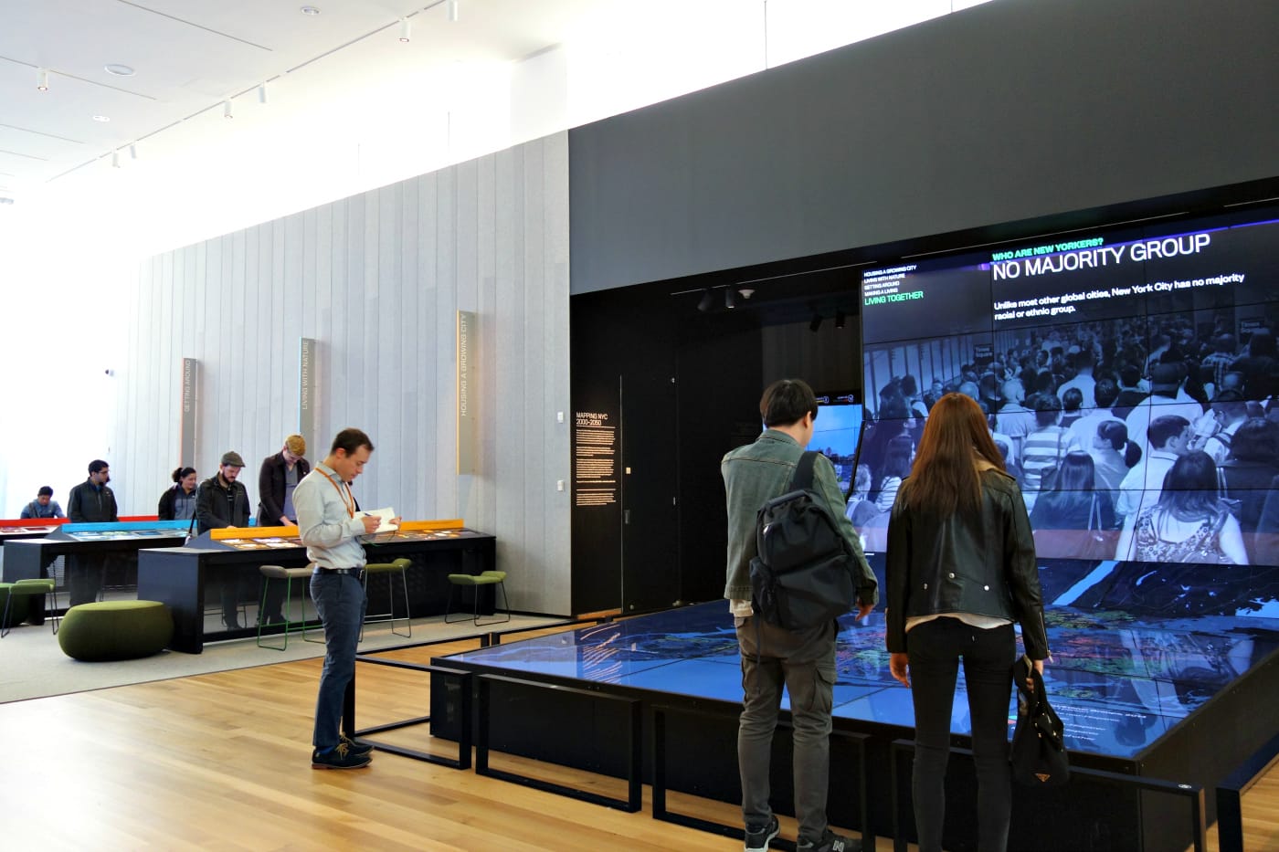 Installation view of New York at Its Core at the Museum of the City of New York (photo by the author for Hyperallergic)