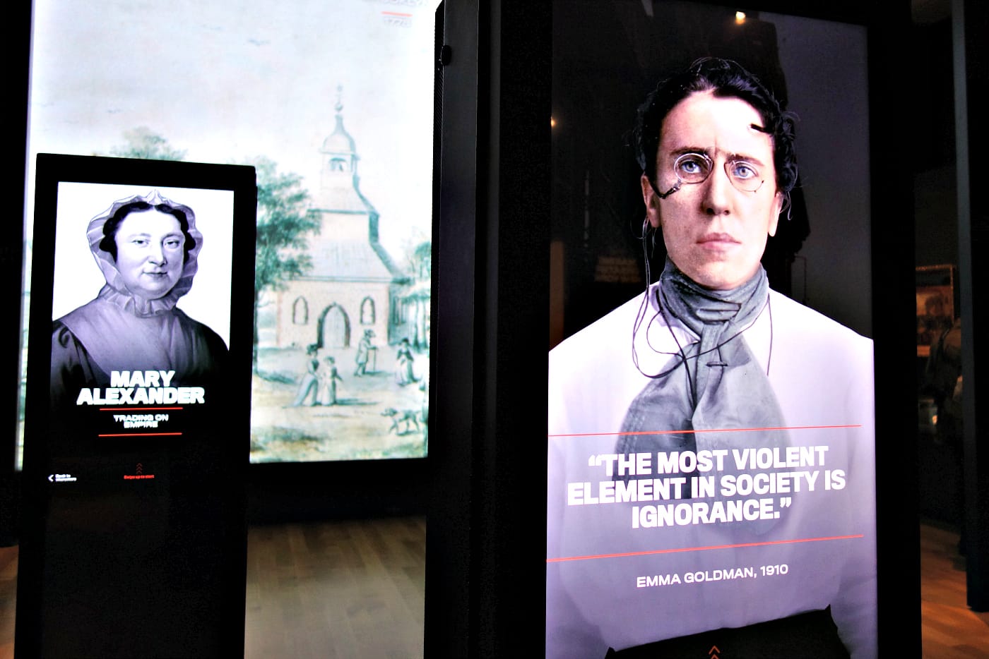 Installation view of New York at Its Core at the Museum of the City of New York (photo by the author for Hyperallergic)