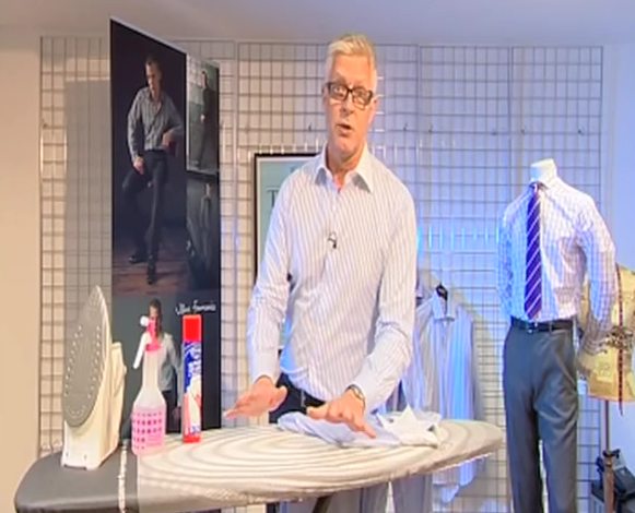 T.M. Lewin, "How to Iron a Shirt" via YouTube. This video has become a part of ASMR because of the soothing gentle voice in it.