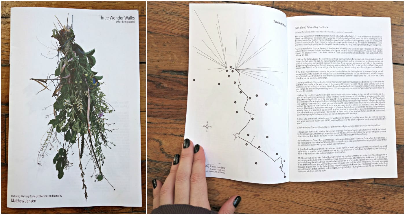 The guide for Matthew Jensen's Three Wonder Walks (After the High Line)