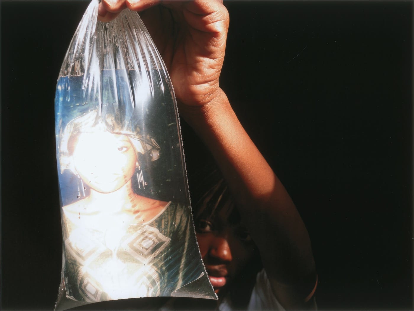 Mohamed Camara, Eh oui, voici ma future femme (And Yes, Here Is My Future Wife), from the series "Souvenirs (Memories)," 2010. Chromogenic print, 27.9 x 37.3 cm. Courtesy the artist and Galerie Pierre Brullé