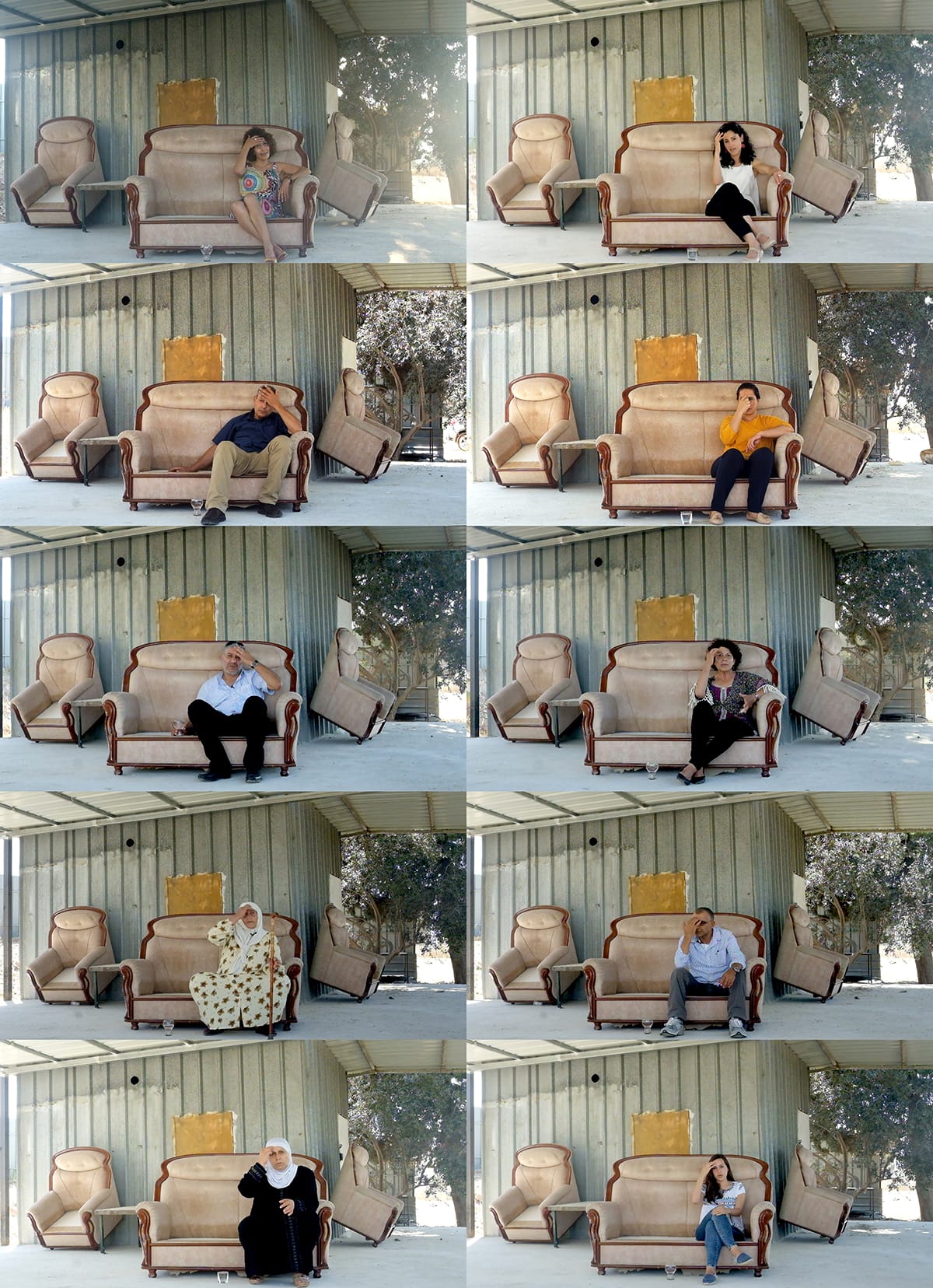 Inas Halabi, "Mnemosyne" (2016), video stills (courtesy of the artist)