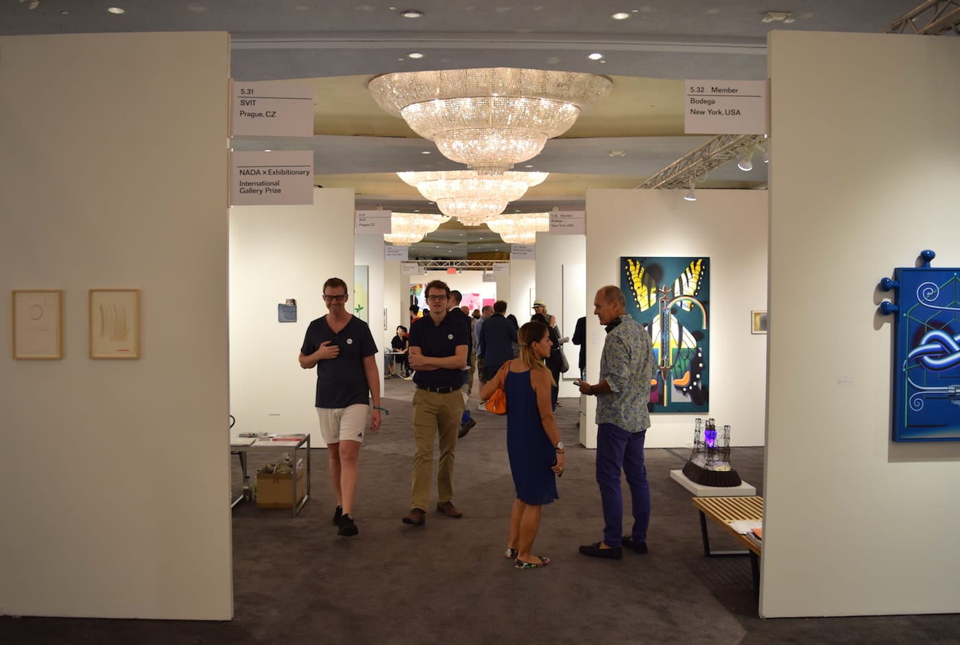 In the halls at NADA Miami Beach 2016