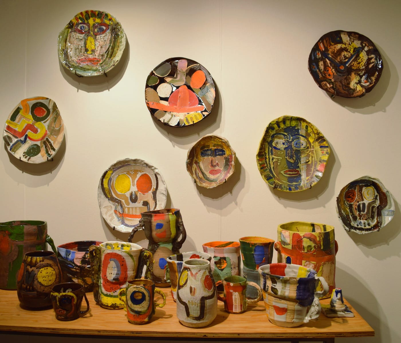 A selection of Roger Herman's sculptures in Lefebvre & Fils's booth at NADA Miami Beach 2016