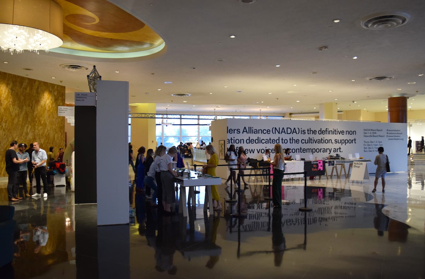 The entrance to NADA Miami Beach 2016 (all photos by the author for Hyperallergic)
