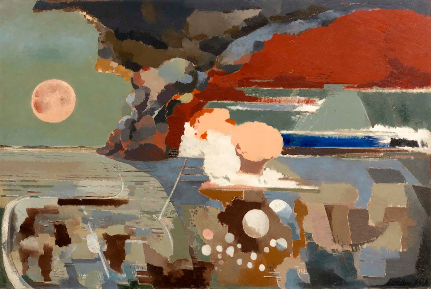 Paul Nash, "Battle of Germany" (1944), Imperial War Museum, London (© Tate)