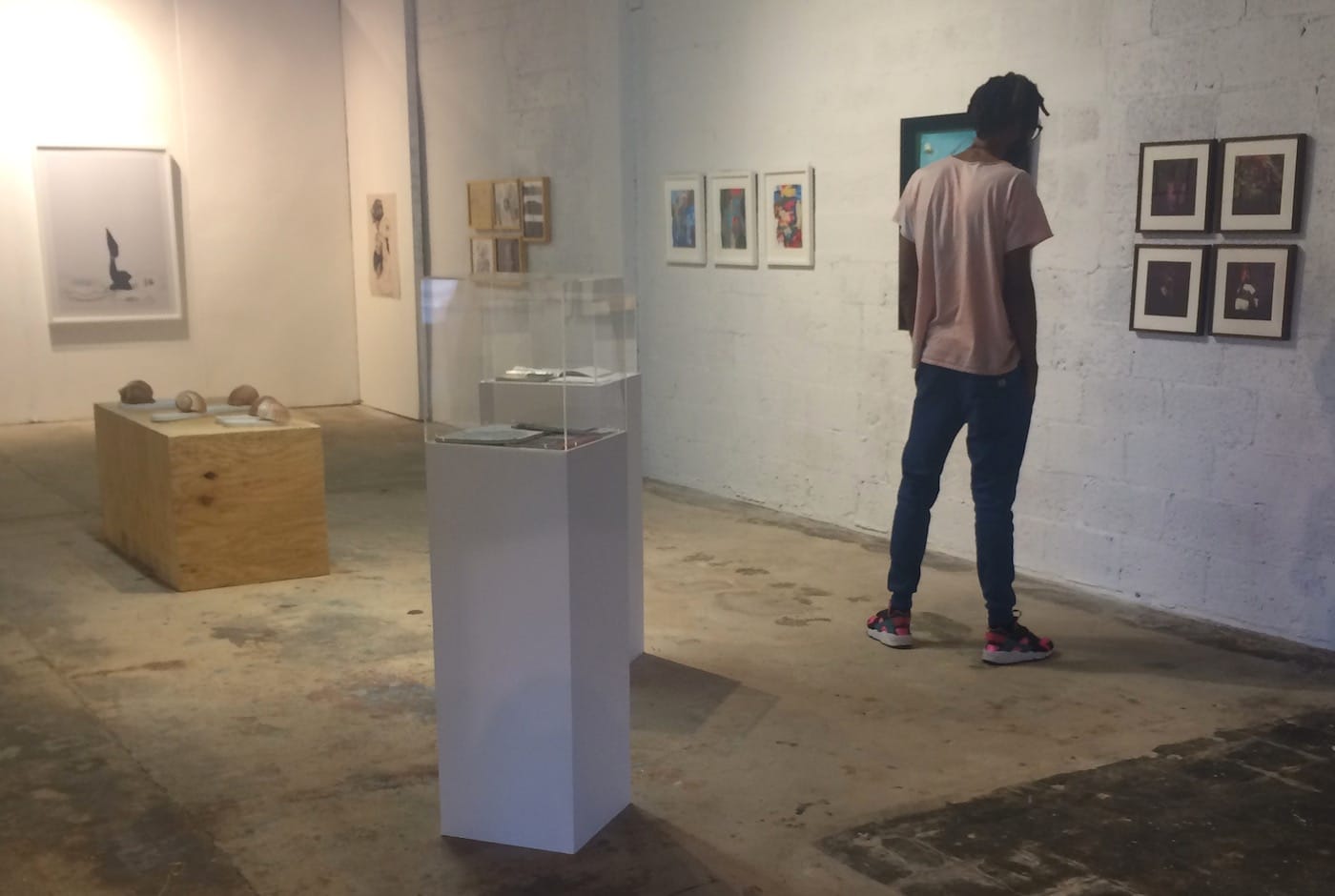Entrance to <em>Indivisible: Spirits in the Material World</em>, curated by William Cordova, at the 2016 Prizm Art Fair (all photos by the author for Hyperallergic unless indicated otherwise)