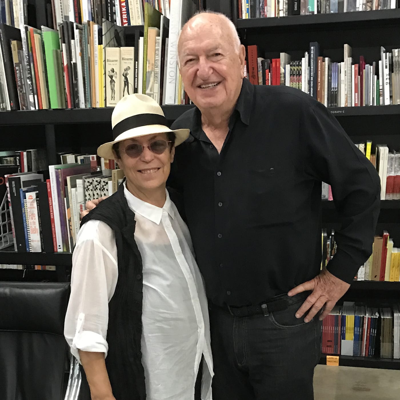 Miami-based collectors Mera and Don Rubell (all photos by the author for Hyperallergic)