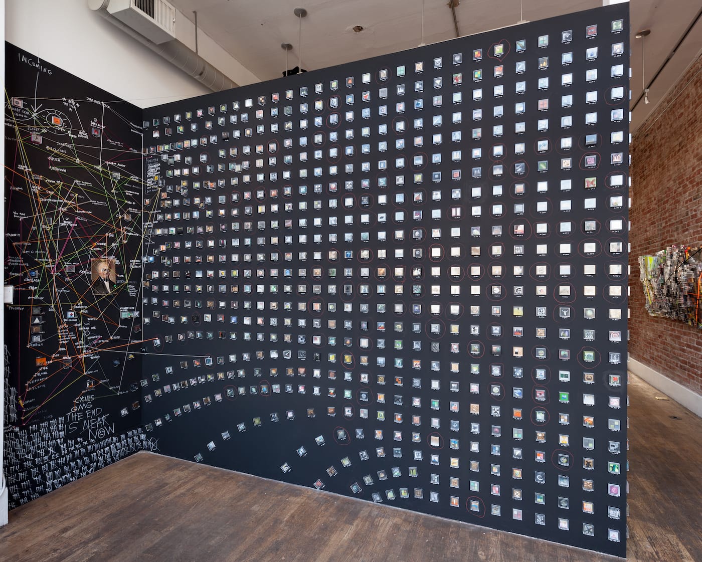 Jonathan Saiz, "The Database" (2016) (all images courtesy Leon Gallery, photo by Wes Magyar)