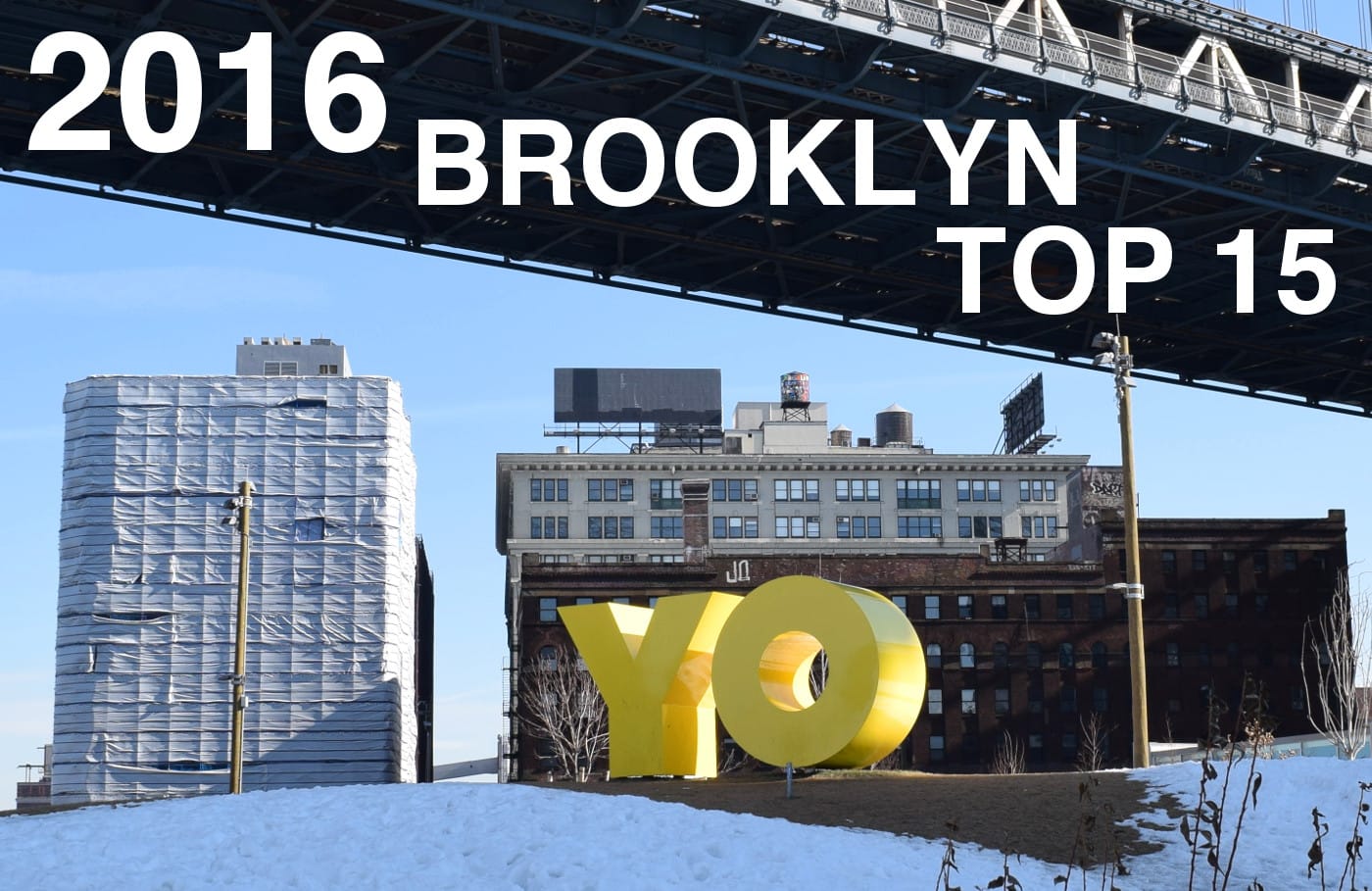 Deborah Kass's "OY/YO" (photo by Benjamin Sutton/Hyperallergic)