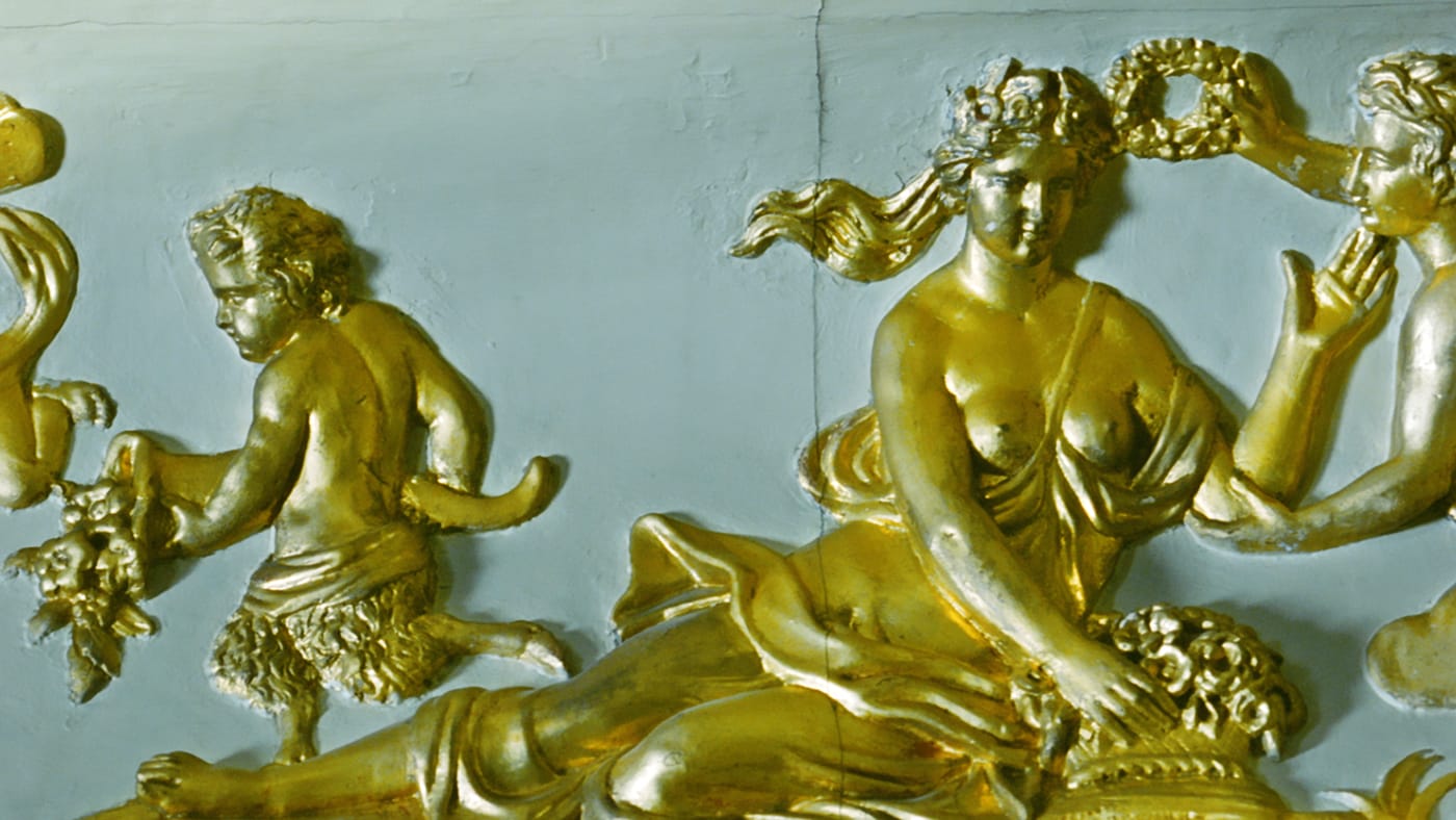 Still image from Laurent Grasso, "Elysée" (2016), 35 mm film loop (transferred to DVD) with music by Nicolas Godin