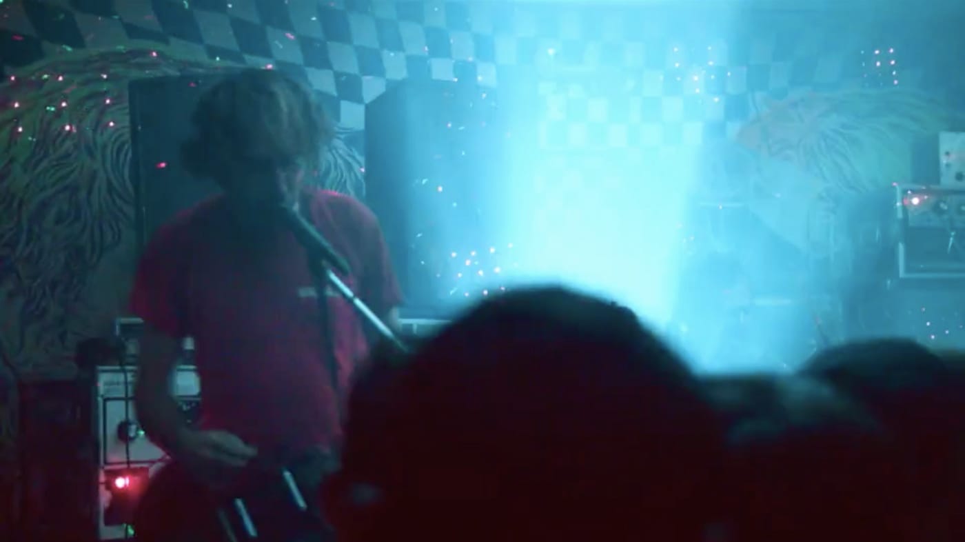 A performance at Death By Audio in a scene from Goodnight Brooklyn — The Story of Death By Audio (2016)