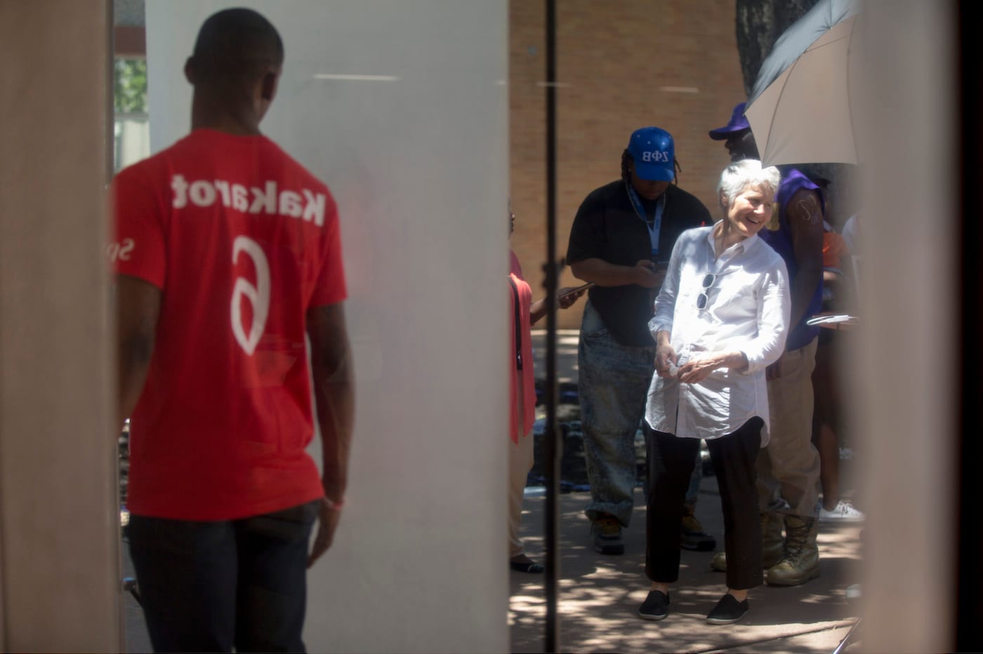 Ann Hamilton, O N E E V E R Y O N E at Huston-Tillotson University (photo by Christina S. Murrey, courtesy of Landmarks, the public art program of the University of Texas at Austin)