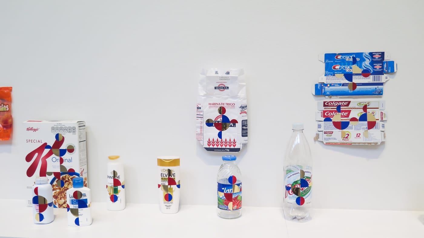 Installation view of Gabriel Orozco's exhibition at kurimanzutto